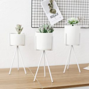 1-Set-Nordic-Style-Ceramic-Iron-Art-Vase-Minimalism-Flower-Vases-Home-Decoration-Green-Plant-Flowerpot