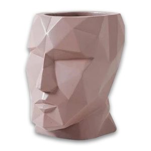 Decorative Face Ceramic Vase